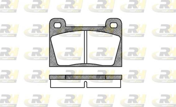 Roadhouse 2018.10 - Kit de plaquettes de frein, frein à disque cwaw.fr