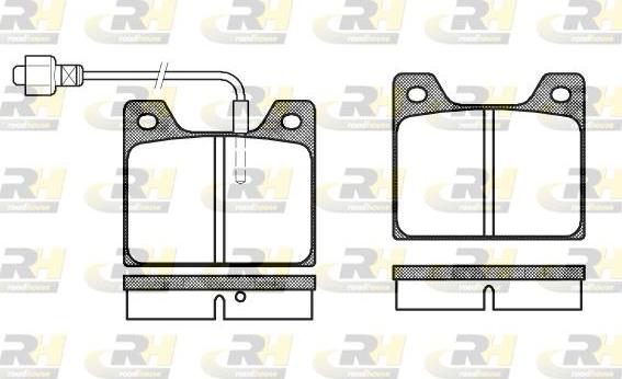 Roadhouse 2013.02 - Kit de plaquettes de frein, frein à disque cwaw.fr