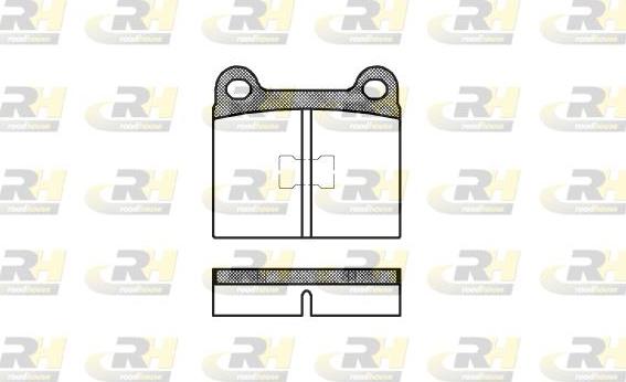 Roadhouse 2017.20 - Kit de plaquettes de frein, frein à disque cwaw.fr