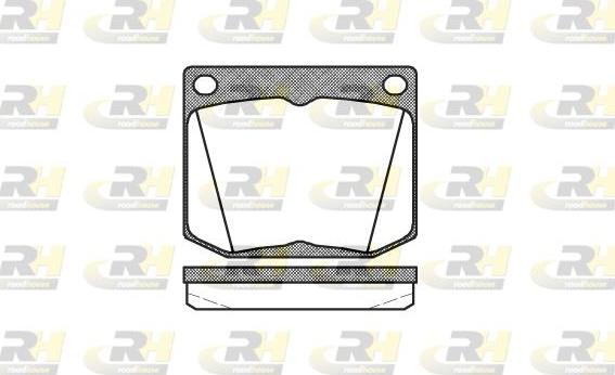 Roadhouse 2038.30 - Kit de plaquettes de frein, frein à disque cwaw.fr