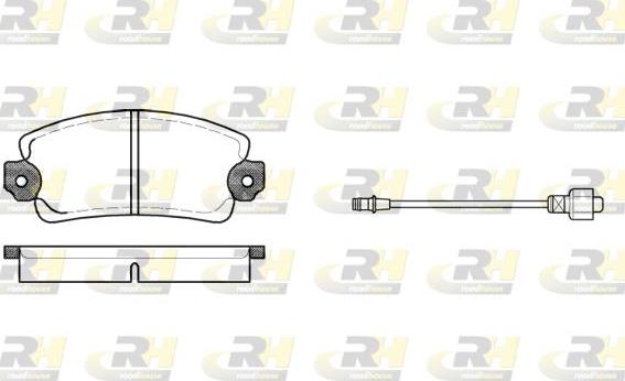 Roadhouse 2025.12 - Kit de plaquettes de frein, frein à disque cwaw.fr