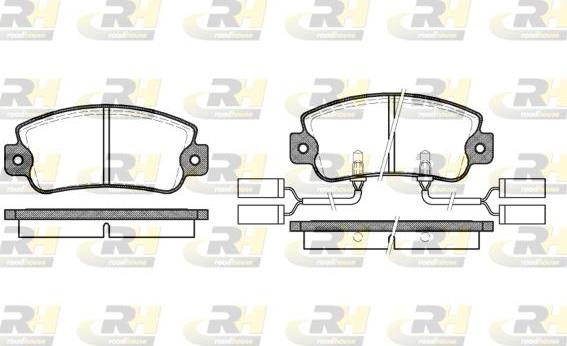 Roadhouse 2025.22 - Kit de plaquettes de frein, frein à disque cwaw.fr