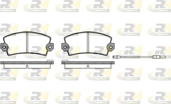 Roadhouse 2021.96 - Kit de plaquettes de frein, frein à disque cwaw.fr