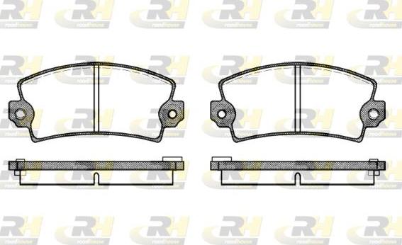 Roadhouse 2021.06 - Kit de plaquettes de frein, frein à disque cwaw.fr