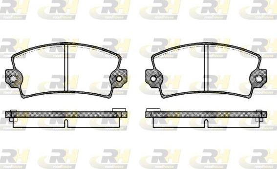 Roadhouse 2021.16 - Kit de plaquettes de frein, frein à disque cwaw.fr