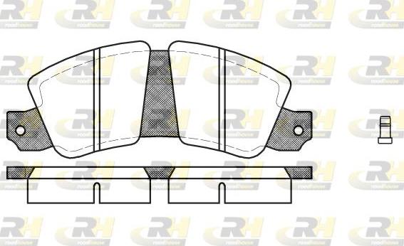 Roadhouse 2023.02 - Kit de plaquettes de frein, frein à disque cwaw.fr