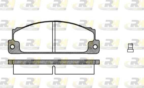 Roadhouse 2022.02 - Kit de plaquettes de frein, frein à disque cwaw.fr