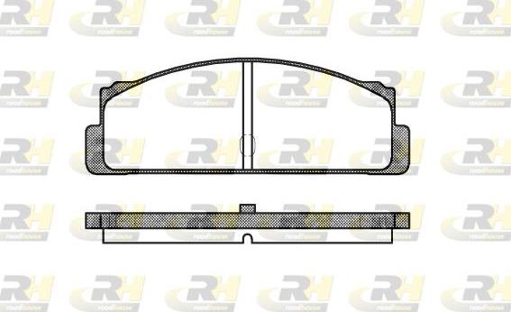 Roadhouse 2022.10 - Kit de plaquettes de frein, frein à disque cwaw.fr