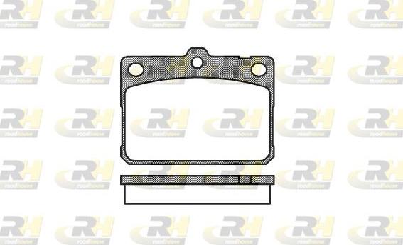 Roadhouse 2079.30 - Kit de plaquettes de frein, frein à disque cwaw.fr