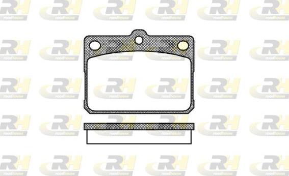 Roadhouse 2079.20 - Kit de plaquettes de frein, frein à disque cwaw.fr