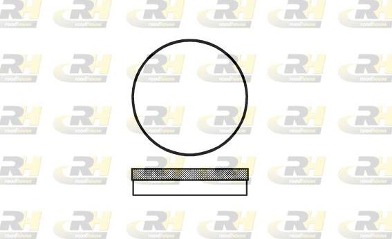 Roadhouse 2070.00 - Kit de plaquettes de frein, frein à disque cwaw.fr