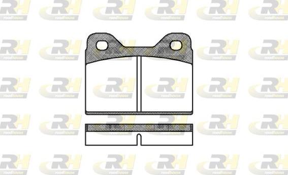 Roadhouse 2073.00 - Kit de plaquettes de frein, frein à disque cwaw.fr