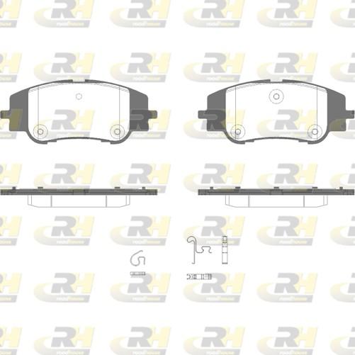 Roadhouse 21994.00 - Kit de plaquettes de frein, frein à disque cwaw.fr