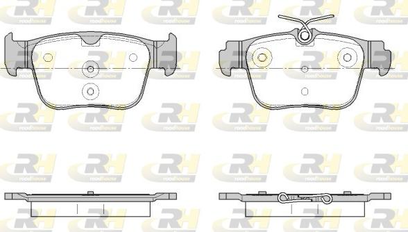 Roadhouse 21945.00 - Kit de plaquettes de frein, frein à disque cwaw.fr