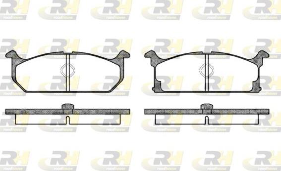 Roadhouse 2194.00 - Kit de plaquettes de frein, frein à disque cwaw.fr