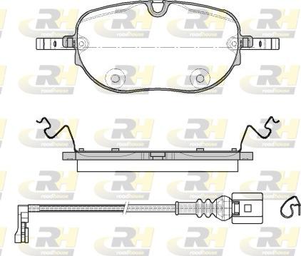 Roadhouse 21963.01 - Kit de plaquettes de frein, frein à disque cwaw.fr