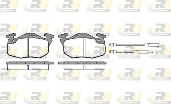 Roadhouse 2192.44 - Kit de plaquettes de frein, frein à disque cwaw.fr