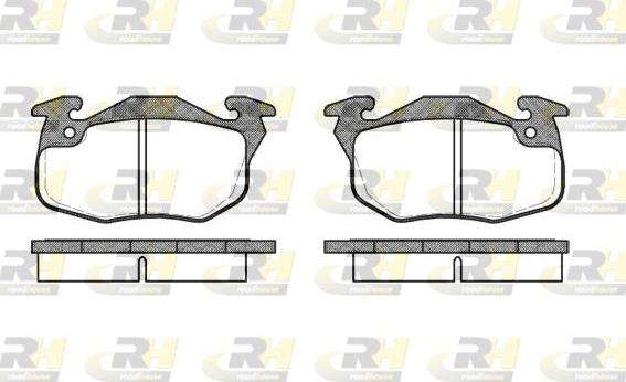 Roadhouse 2192.10 - Kit de plaquettes de frein, frein à disque cwaw.fr