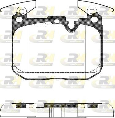 Roadhouse 21491.00 - Kit de plaquettes de frein, frein à disque cwaw.fr