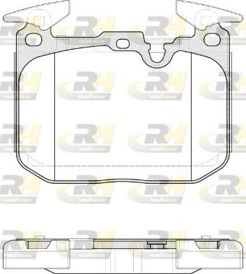 Roadhouse 21491.10 - Kit de plaquettes de frein, frein à disque cwaw.fr