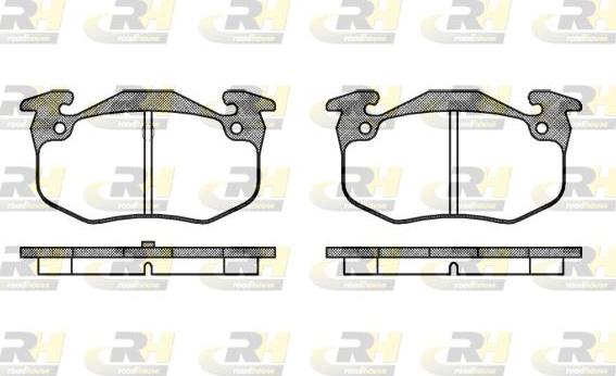 Roadhouse 2144.50 - Kit de plaquettes de frein, frein à disque cwaw.fr