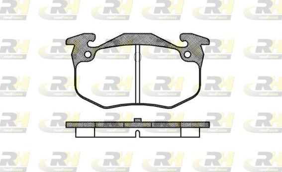 Roadhouse 2144.60 - Kit de plaquettes de frein, frein à disque cwaw.fr