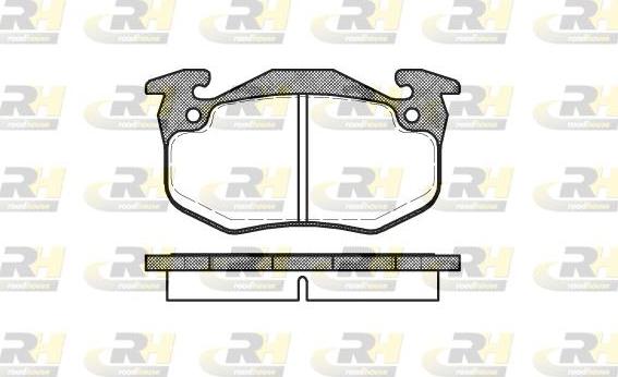 Roadhouse 2144.80 - Kit de plaquettes de frein, frein à disque cwaw.fr