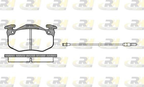 Roadhouse 2144.32 - Kit de plaquettes de frein, frein à disque cwaw.fr