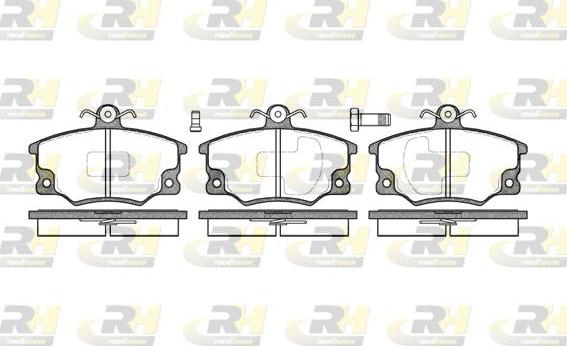 Roadhouse 2146.80 - Kit de plaquettes de frein, frein à disque cwaw.fr