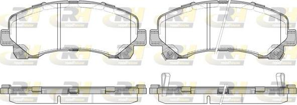 Roadhouse 21407.00 - Kit de plaquettes de frein, frein à disque cwaw.fr