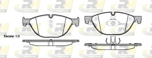 Roadhouse 21414.00 - Kit de plaquettes de frein, frein à disque cwaw.fr