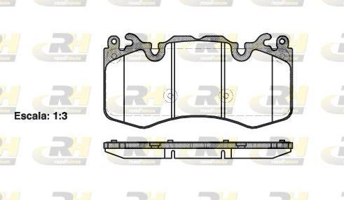 Roadhouse 21410.00 - Kit de plaquettes de frein, frein à disque cwaw.fr