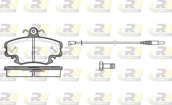 Roadhouse 2141.30 - Kit de plaquettes de frein, frein à disque cwaw.fr