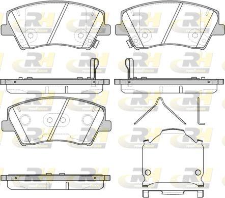 Roadhouse 21412.04 - Kit de plaquettes de frein, frein à disque cwaw.fr