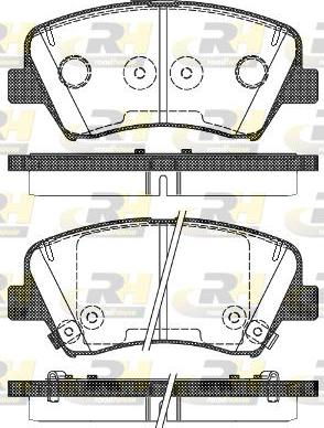 Roadhouse 21412.32 - Kit de plaquettes de frein, frein à disque cwaw.fr