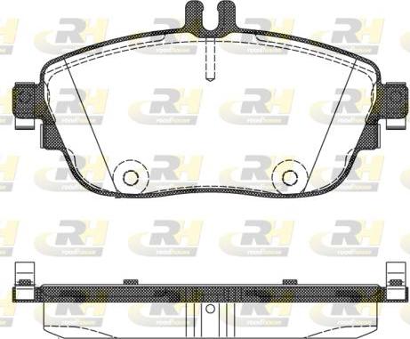 Roadhouse 21485.08 - Kit de plaquettes de frein, frein à disque cwaw.fr