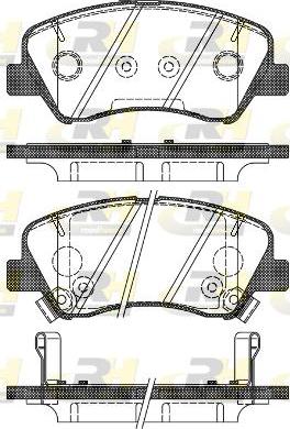 Roadhouse 21488.02 - Kit de plaquettes de frein, frein à disque cwaw.fr