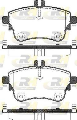 Roadhouse 21487.08 - Kit de plaquettes de frein, frein à disque cwaw.fr