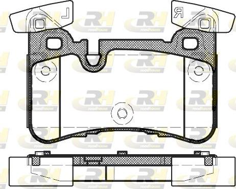 Roadhouse 21429.00 - Kit de plaquettes de frein, frein à disque cwaw.fr