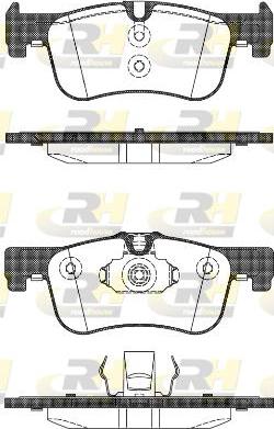 Roadhouse 21478.10 - Kit de plaquettes de frein, frein à disque cwaw.fr