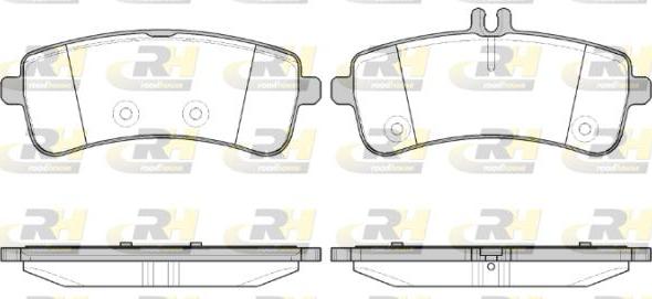 Roadhouse 21594.00 - Kit de plaquettes de frein, frein à disque cwaw.fr