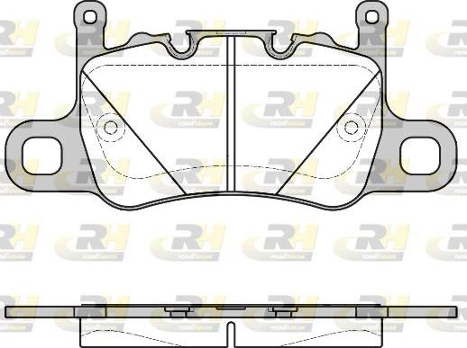 Roadhouse 21598.00 - Kit de plaquettes de frein, frein à disque cwaw.fr