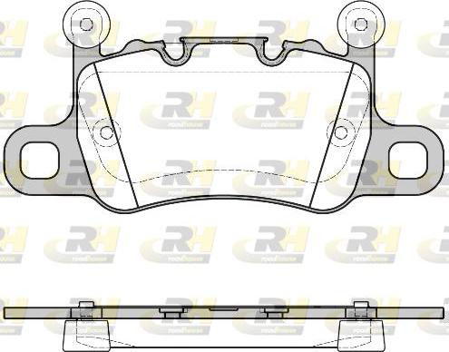 Roadhouse 21598.10 - Kit de plaquettes de frein, frein à disque cwaw.fr