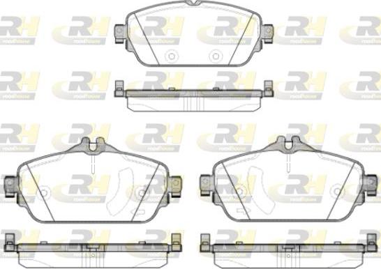 Roadhouse 21592.08 - Kit de plaquettes de frein, frein à disque cwaw.fr