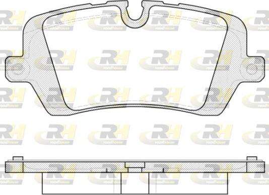 Roadhouse 21541.00 - Kit de plaquettes de frein, frein à disque cwaw.fr