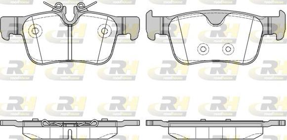 Roadhouse 21551.10 - Kit de plaquettes de frein, frein à disque cwaw.fr