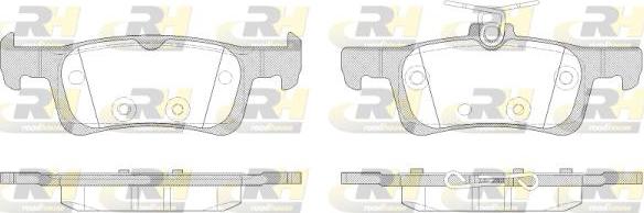 Roadhouse 21563.00 - Kit de plaquettes de frein, frein à disque cwaw.fr