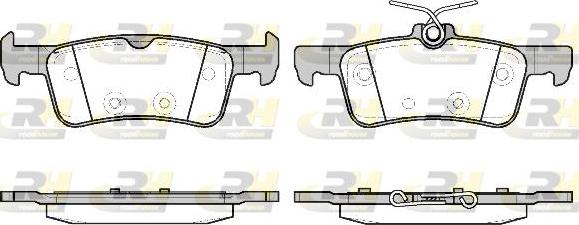 Roadhouse 21563.20 - Kit de plaquettes de frein, frein à disque cwaw.fr