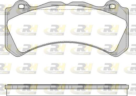 Roadhouse 21502.10 - Kit de plaquettes de frein, frein à disque cwaw.fr