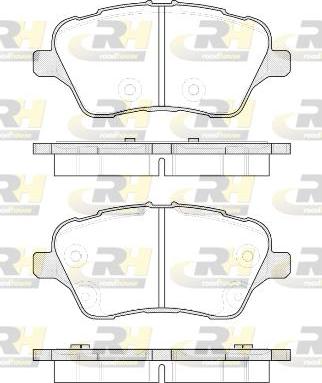 Roadhouse 21514.00 - Kit de plaquettes de frein, frein à disque cwaw.fr